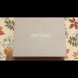 Jimmy Choo Veto 100 Gold Studded, Suede Block Heels - DRK Mocha Sandal Sz 8 USA